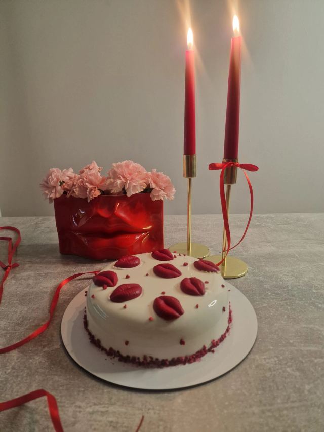 French-style mousse cake by JA Sweet Art in Peterborough