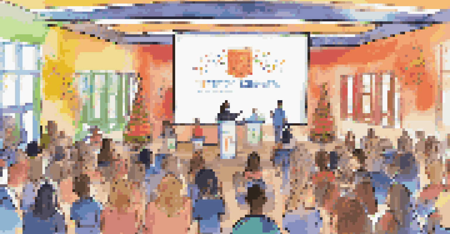 A virtual celebration of student achievements with digital badges and certificates.