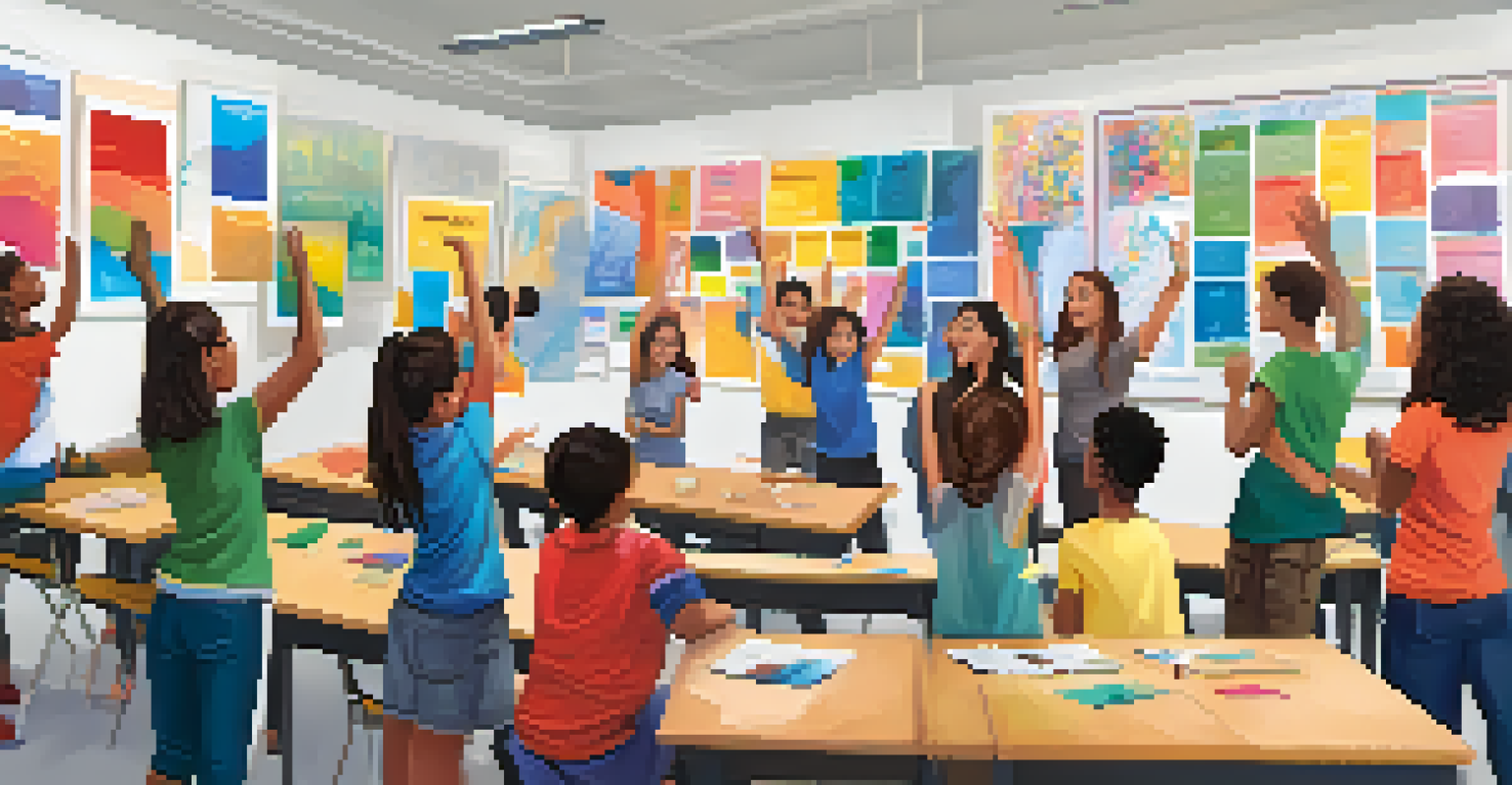 A workshop setting with students actively participating and a facilitator leading a discussion on emotional intelligence.