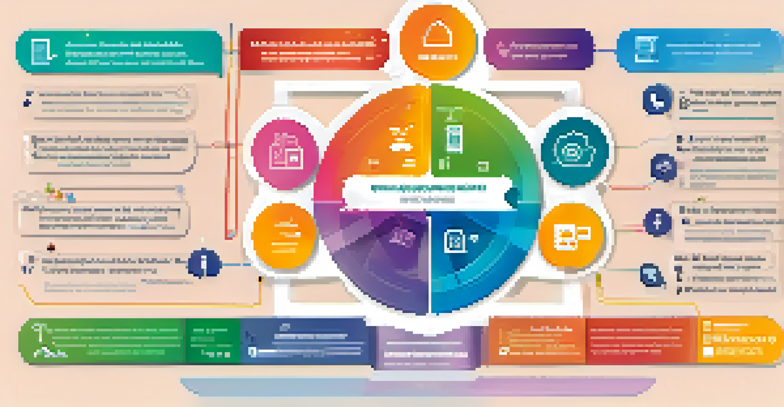 An infographic illustrating the key elements of digital citizenship.