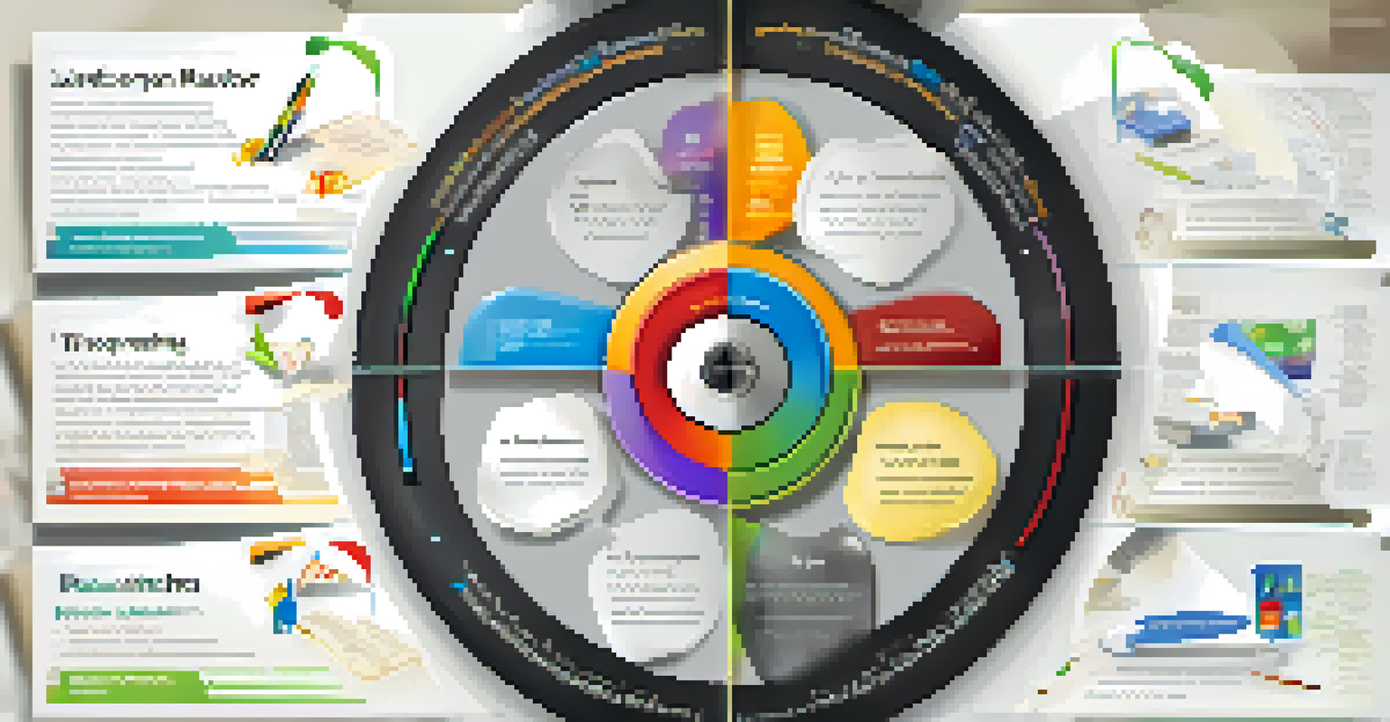 A colorful illustration of the VARK learning styles model, divided into four quadrants representing different learning styles.