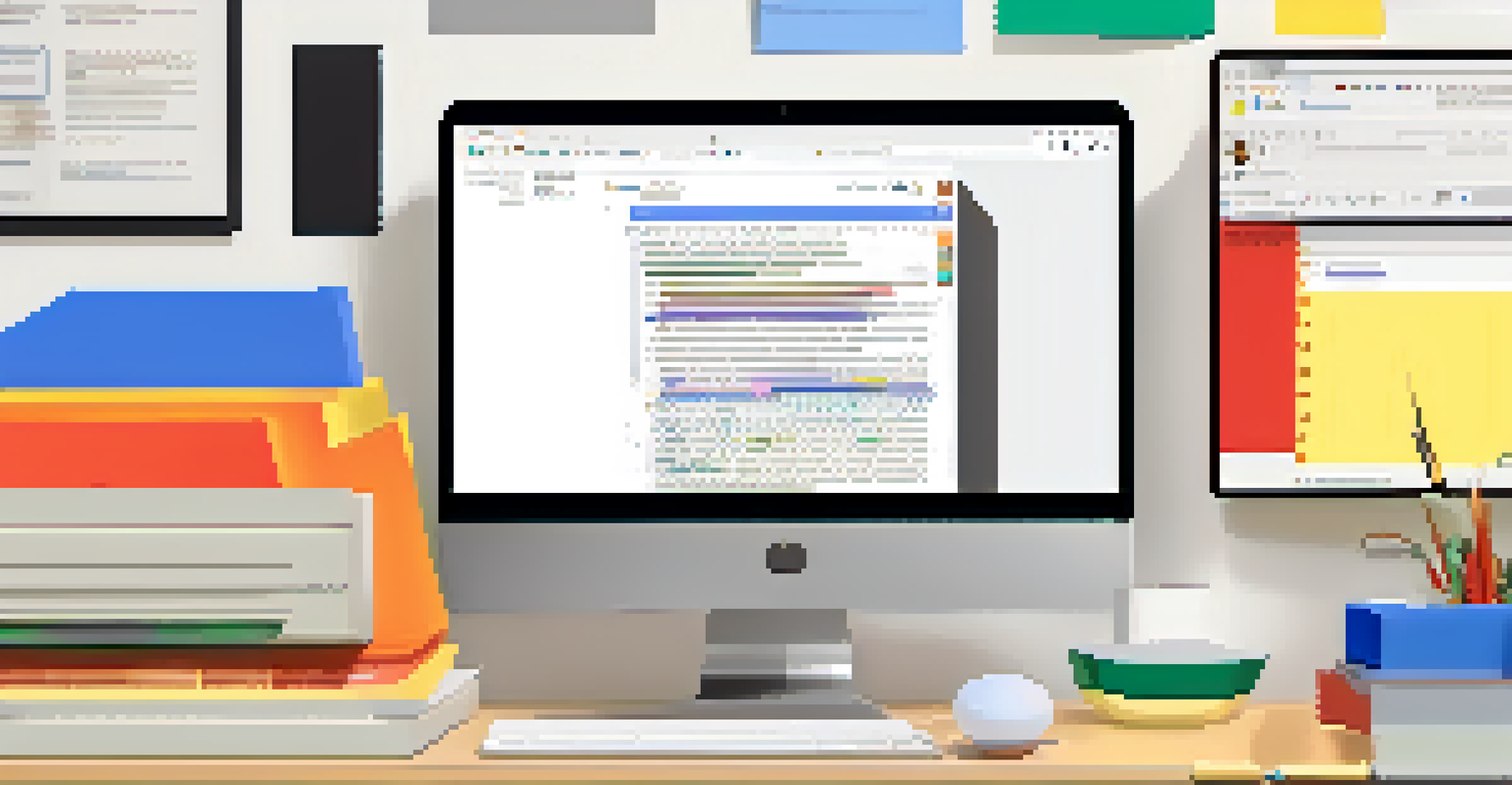 A close-up of a computer screen displaying collaborative editing on Google Docs with multiple user cursors.