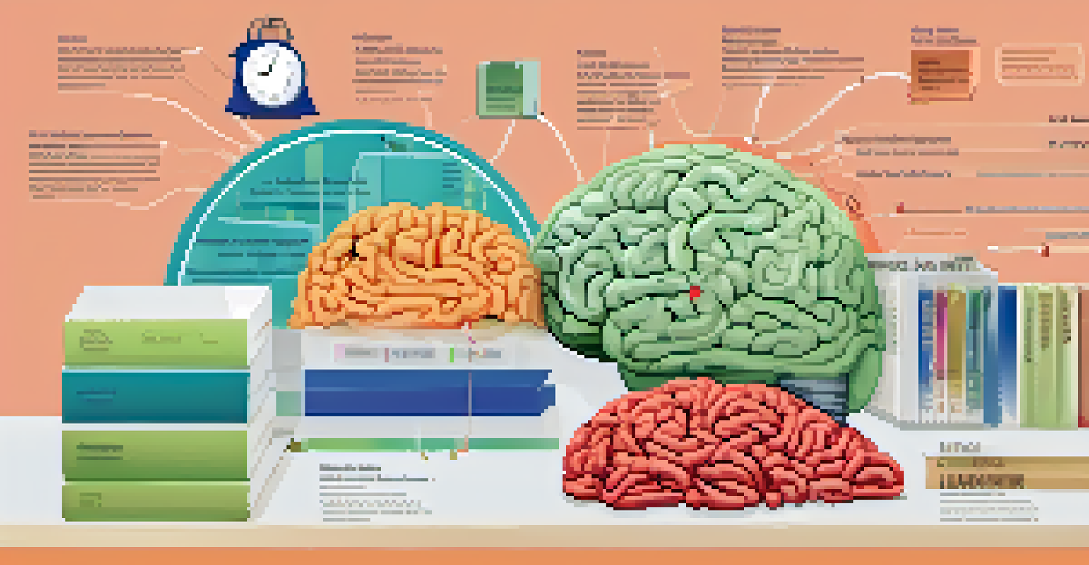 An infographic illustrating the three types of cognitive load with icons and color-coded sections.