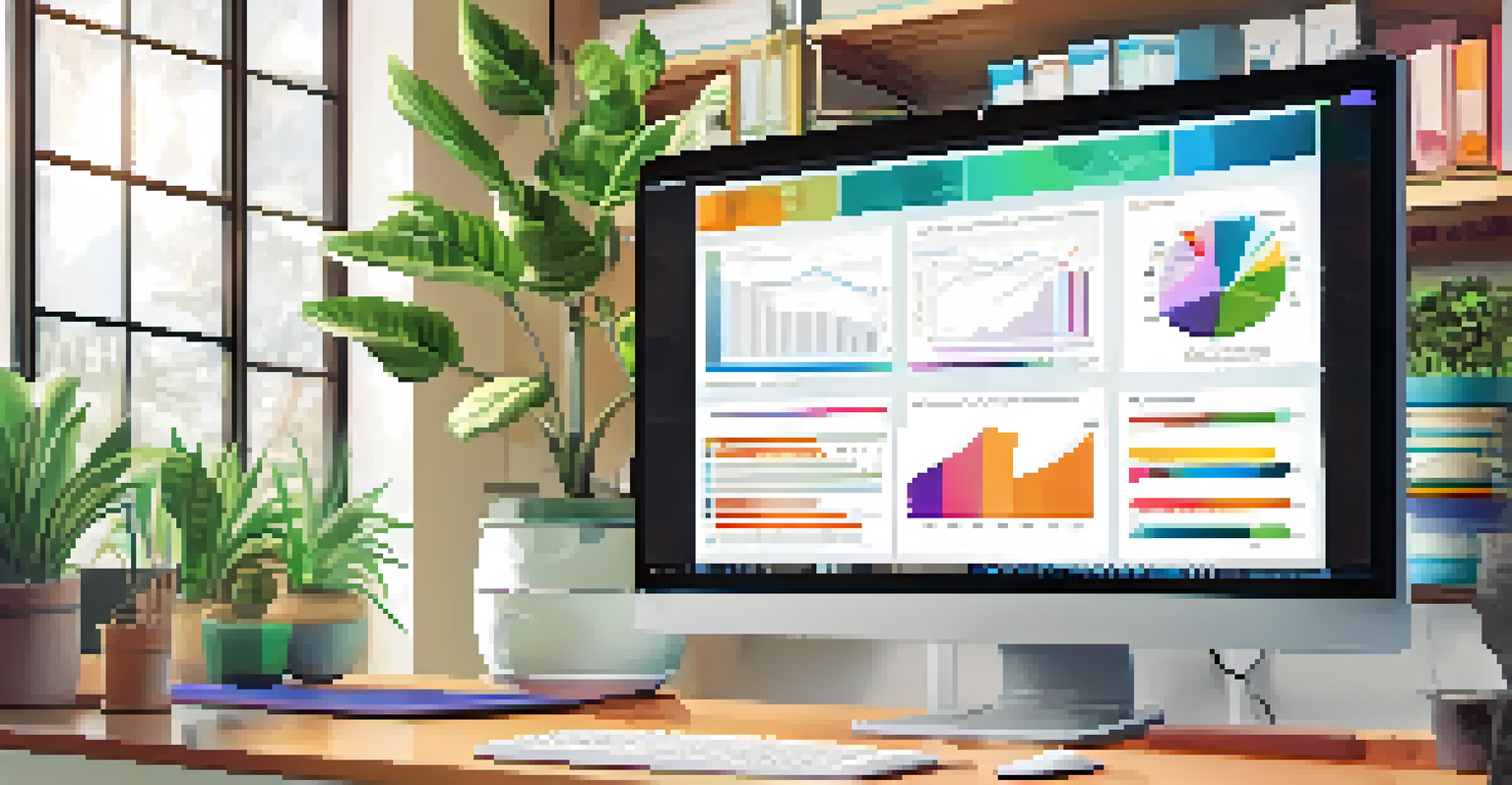 A close-up of a computer screen showing an interactive online learning platform with students collaborating.