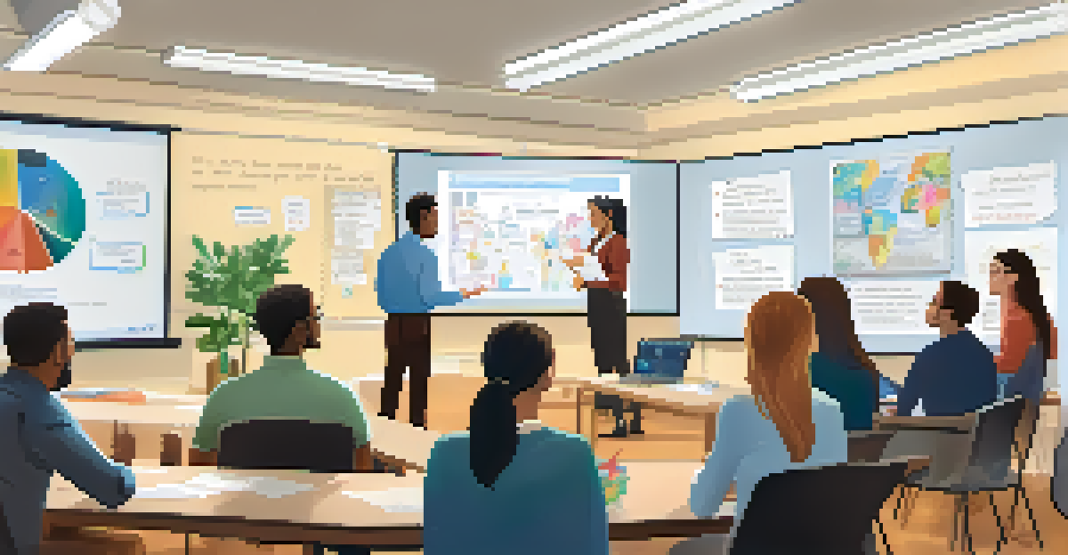 A workshop with educators and parents discussing data privacy strategies in a collaborative setting.
