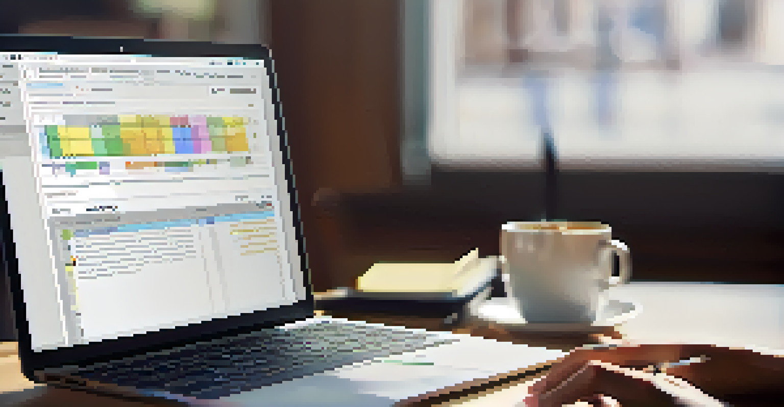 A close-up of a student typing on a laptop with an AI grading interface visible on the screen.