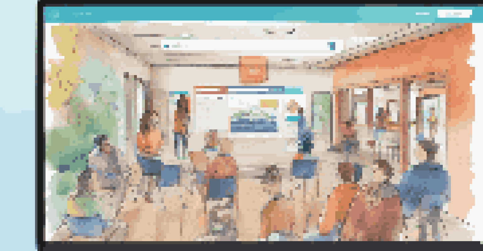 A colorful and user-friendly digital learning platform interface showcasing engaging activities.