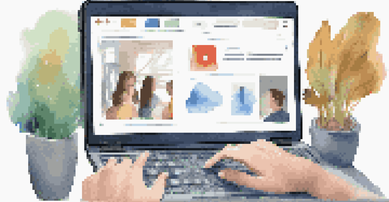 A close-up of a laptop screen showing a user-friendly LMS interface with chat and video call features, highlighting accessibility.