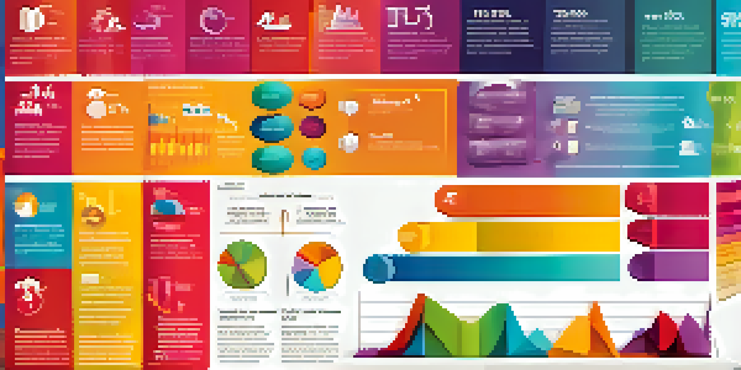 An infographic illustrating the significance of data visualization with colorful charts and icons on a light background.