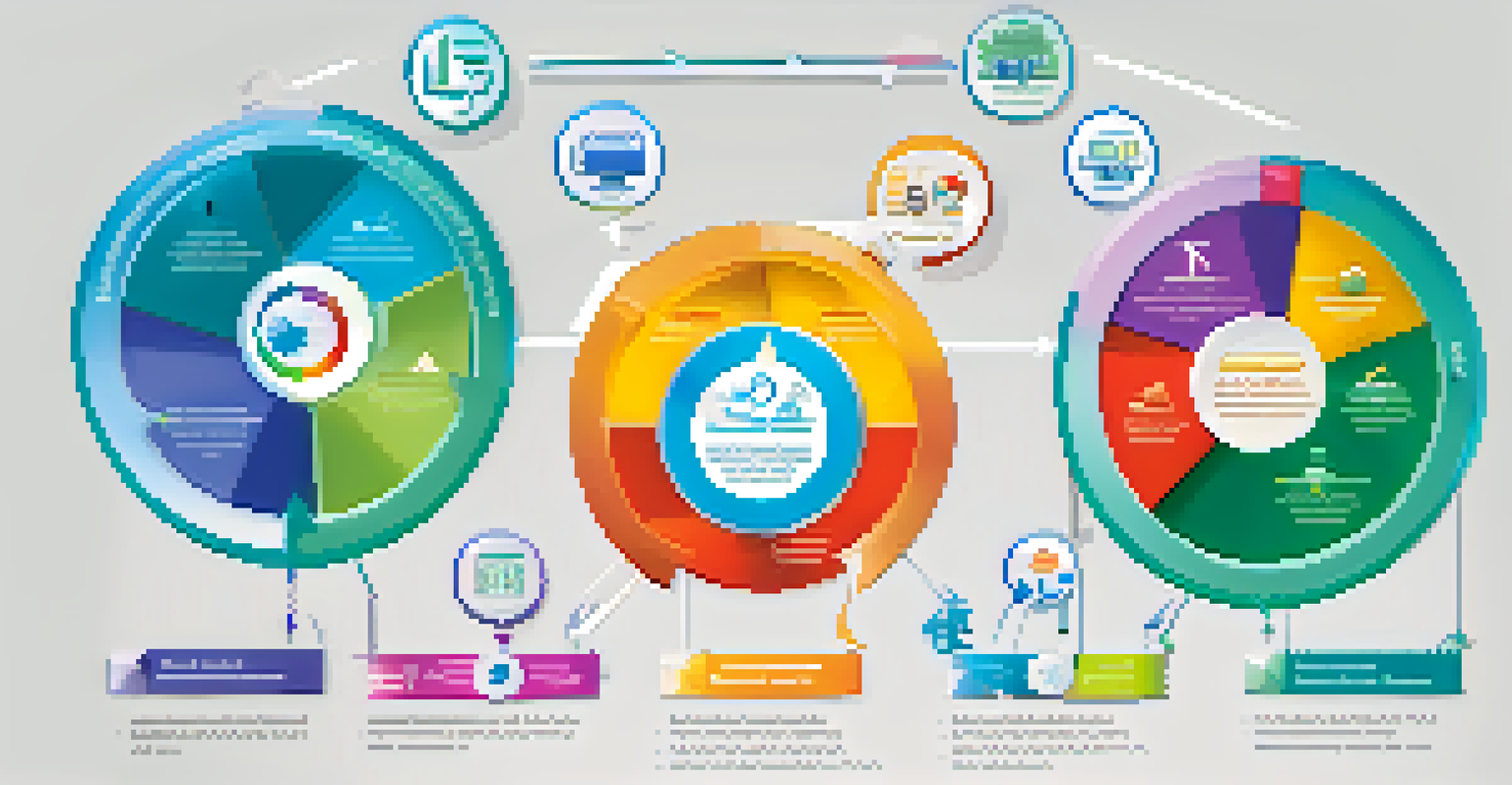 An infographic illustrating the economic benefits of adaptive learning technologies, featuring icons for cost savings and improved student retention in a colorful design.