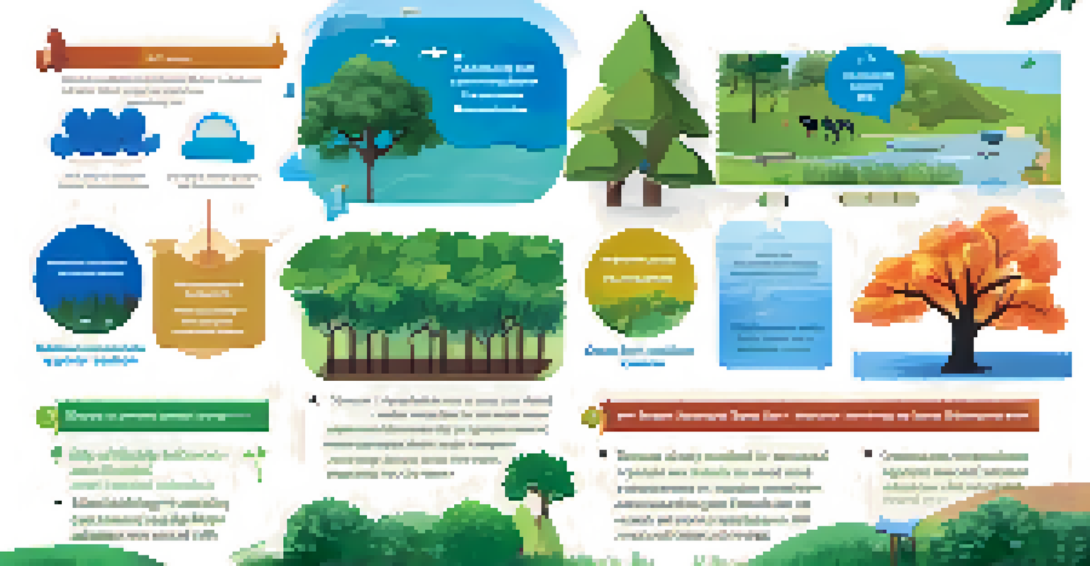 An infographic illustrating the benefits of Open Educational Resources in environmental education with nature-themed graphics.