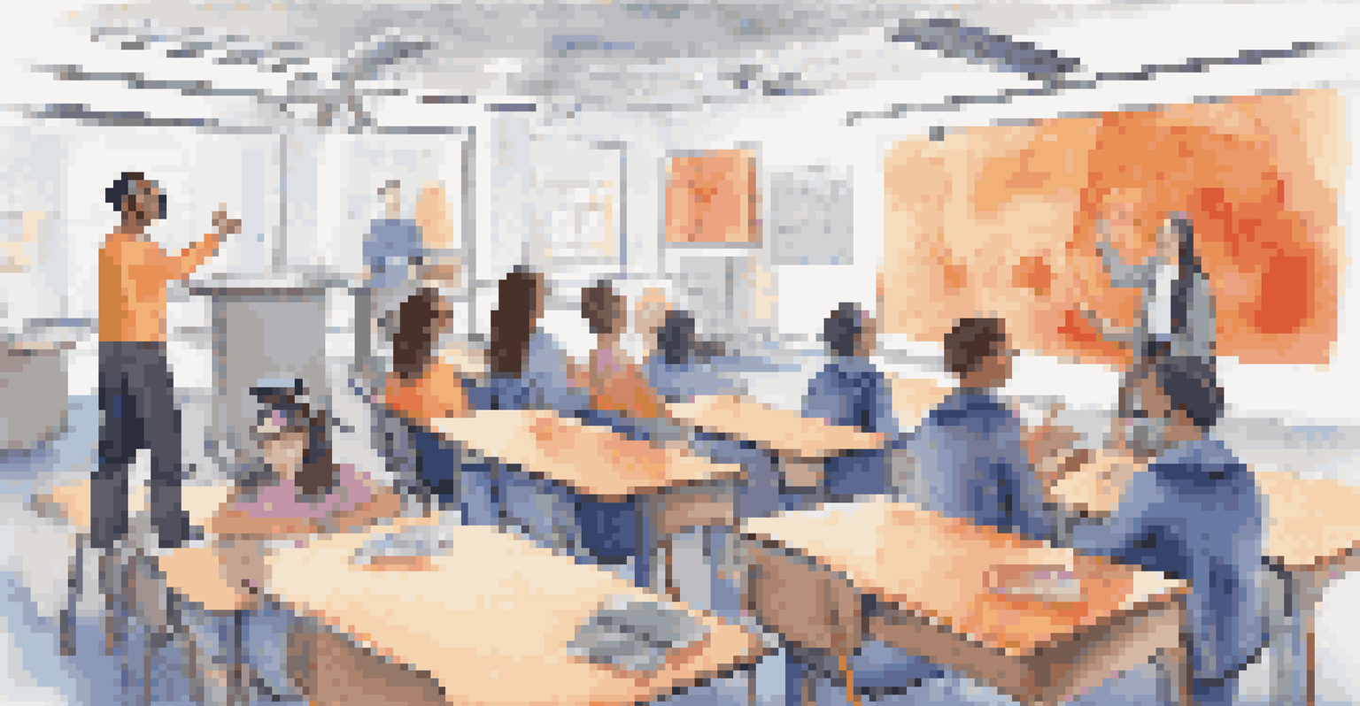 A split-screen comparison of traditional classroom learning and a learner using a VR headset for microlearning.