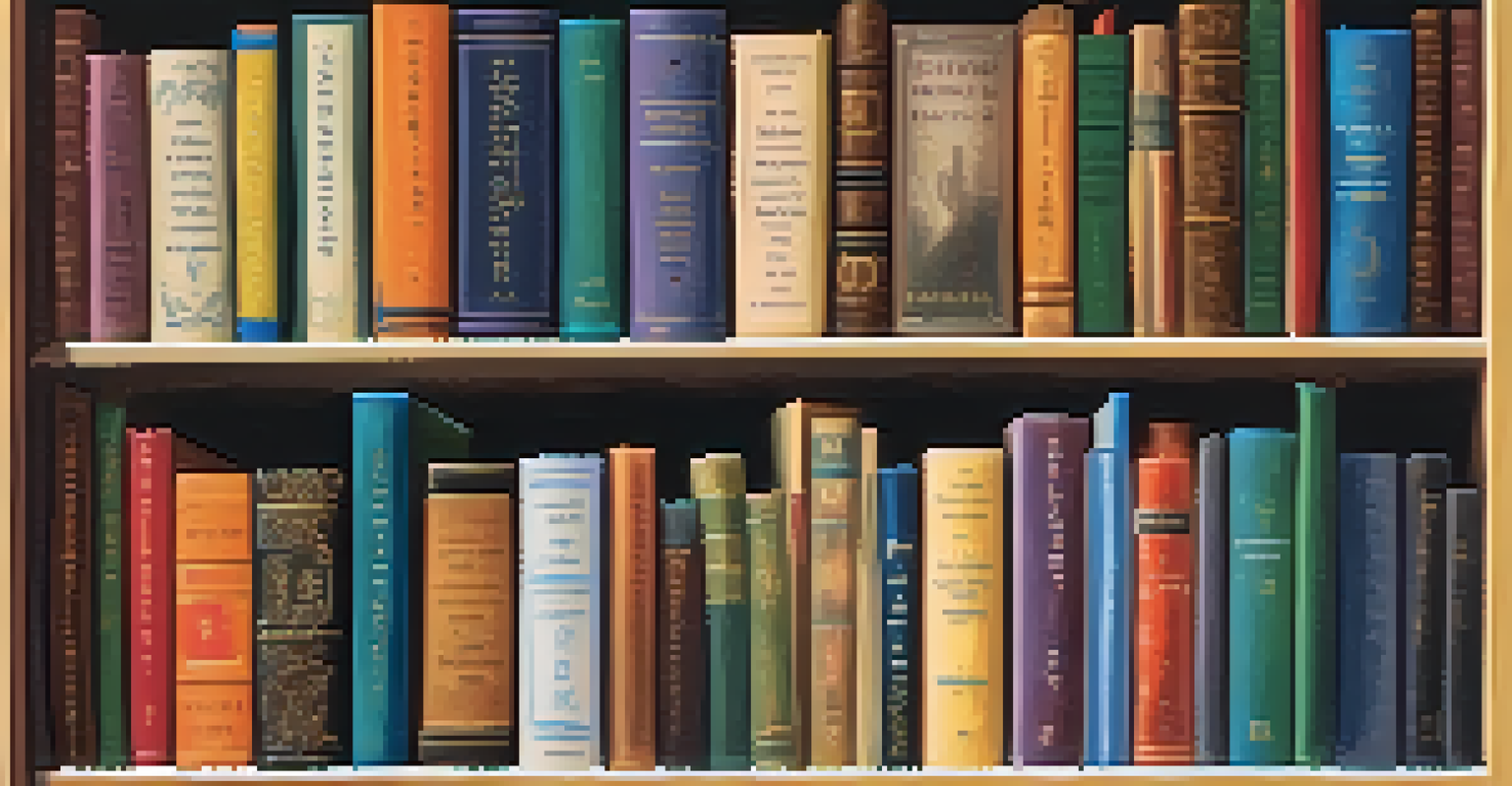 A teacher's hands holding diverse books representing various gender identities.