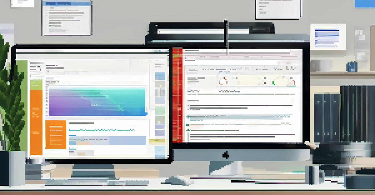 A computer screen showcasing a digital accessibility audit with highlighted sections, emphasizing the importance of regular updates and user feedback in creating an inclusive digital experience.