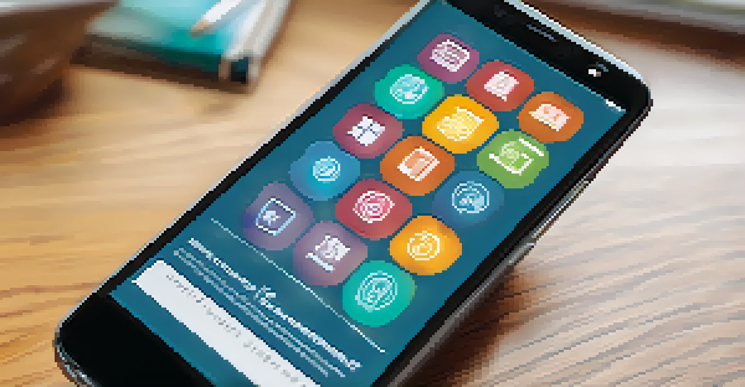 A close-up view of a smartphone showing a microlearning module on risk assessment, featuring a video and quiz options.