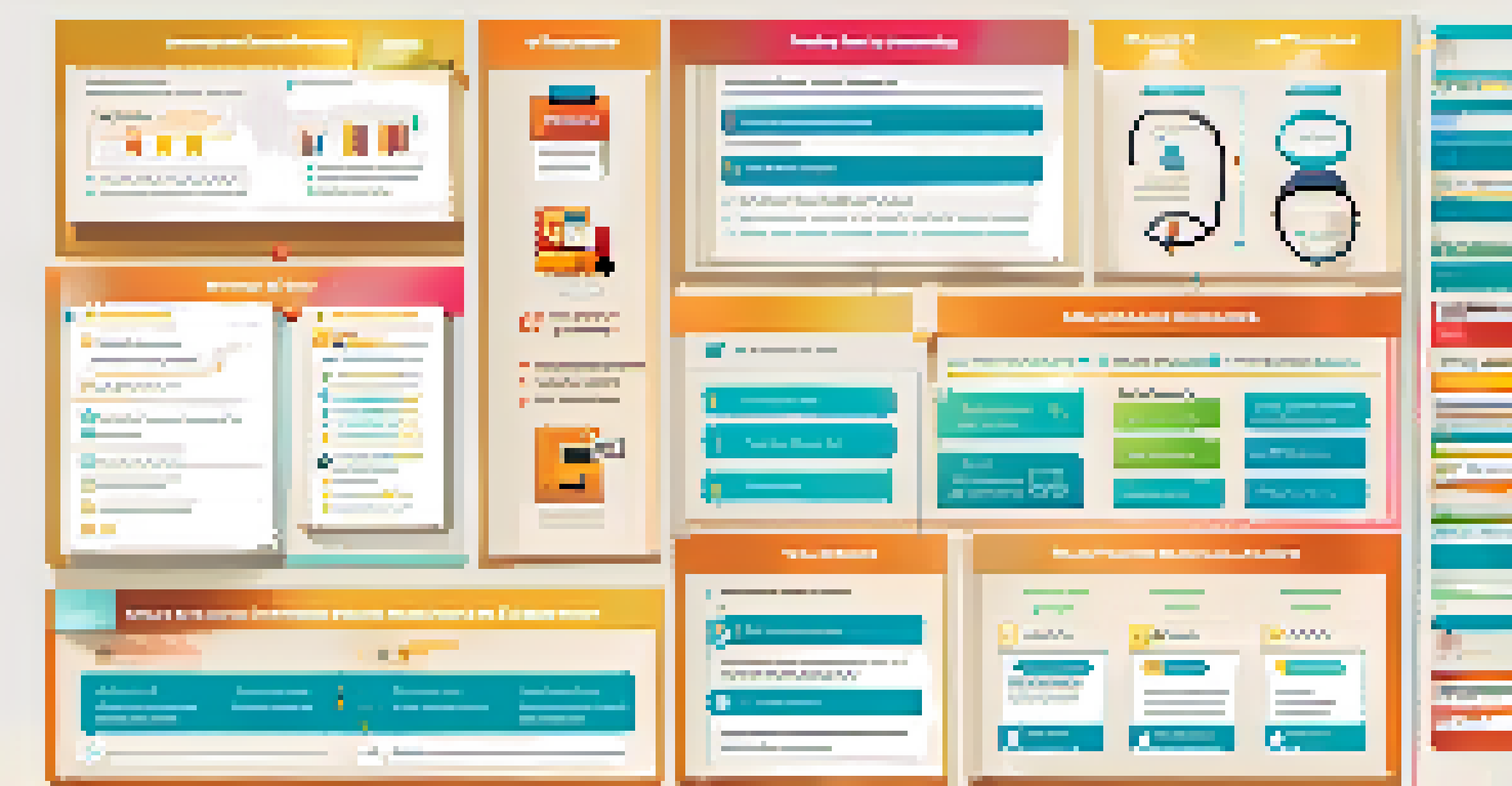 An infographic displaying mobile assessment techniques with icons and colorful designs.