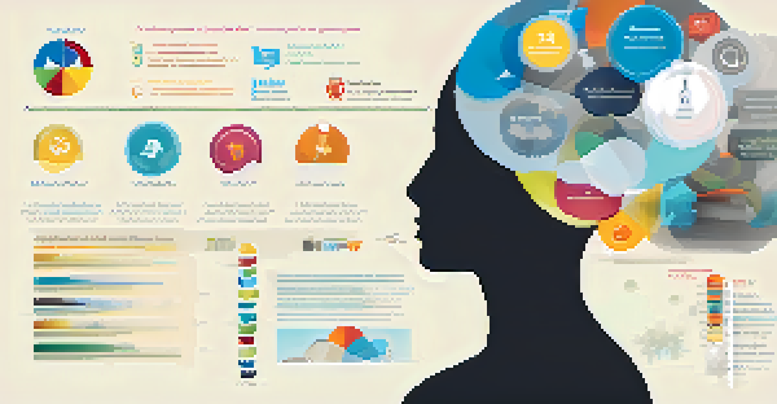 An infographic depicting intrinsic, extraneous, and germane cognitive load with icons and colorful sections.