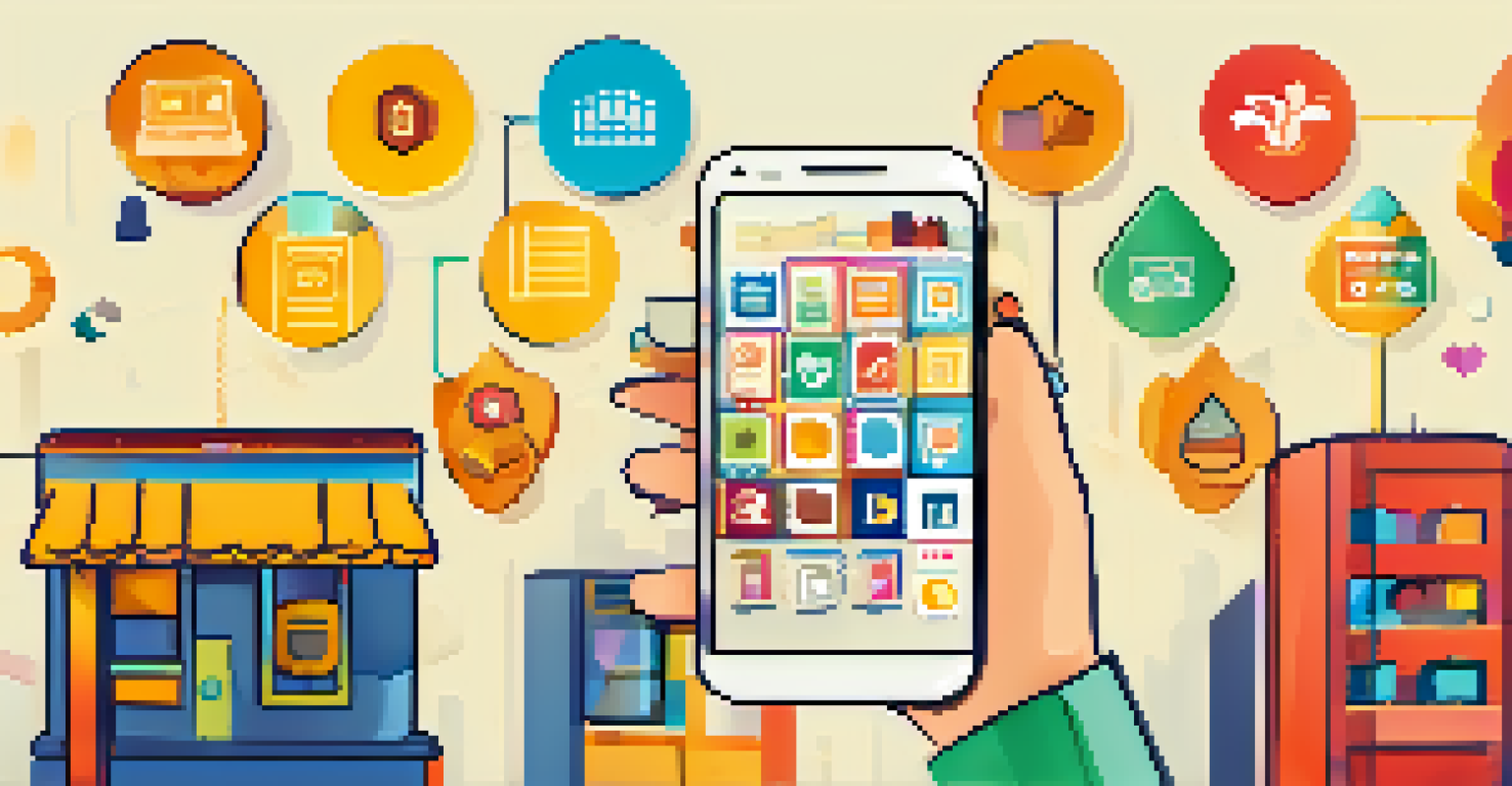 A smartphone displaying a gamified assessment app with colorful graphics, points, and a leaderboard, being held by a hand.
