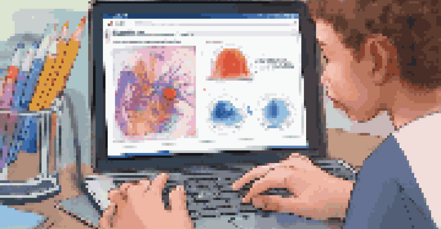 A student engaged with a digital assessment on a laptop, showing interactive science simulations in a cozy study environment.