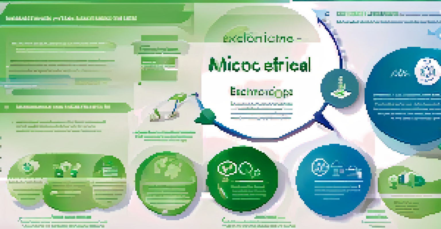 An infographic depicting the benefits of micro-credentials, featuring icons and text in a blue and green gradient background.
