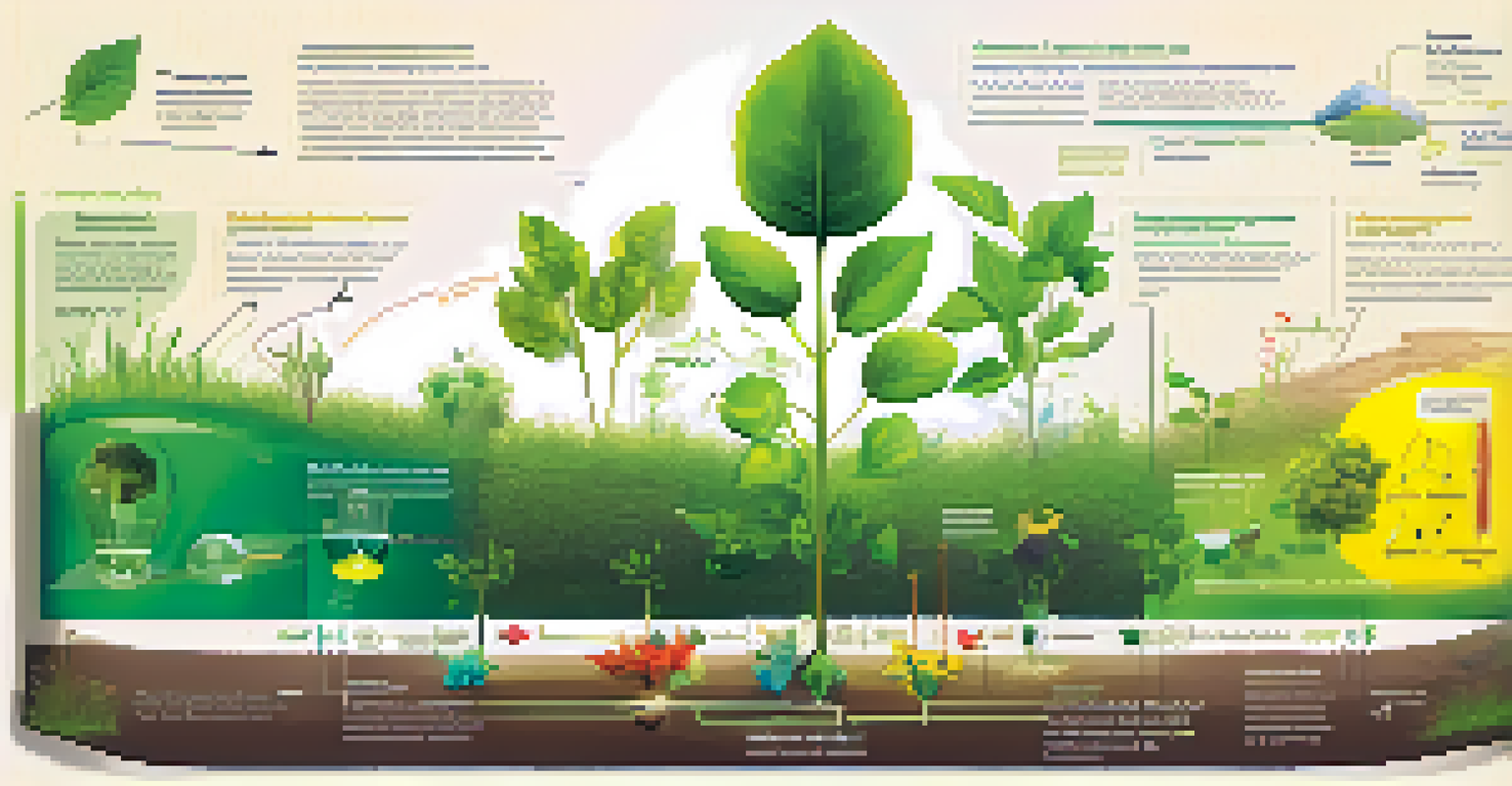 A colorful infographic illustrating the stages of photosynthesis, using bright colors and clear labels for easy understanding.