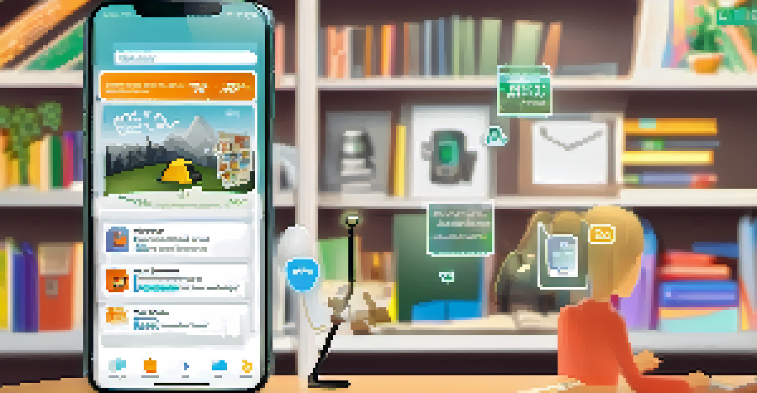Close-up of a smartphone showing a mobile learning app with gamification features.