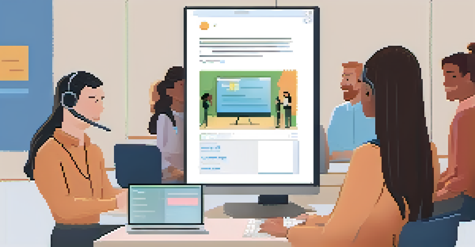 An instructor giving real-time feedback in a digital learning environment, with students participating actively on screen.