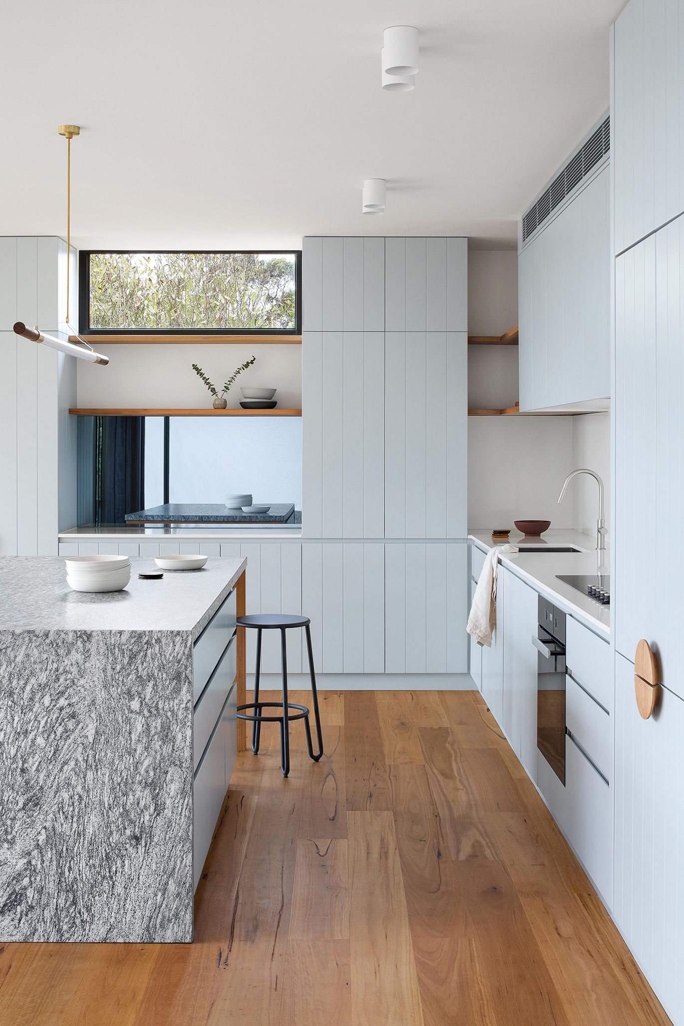 image of Lorne Beach House - V groove kitchen 