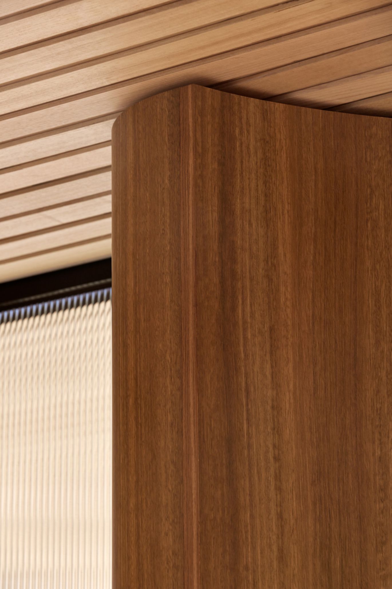 image of Flinders St workplace - timber ceiling details