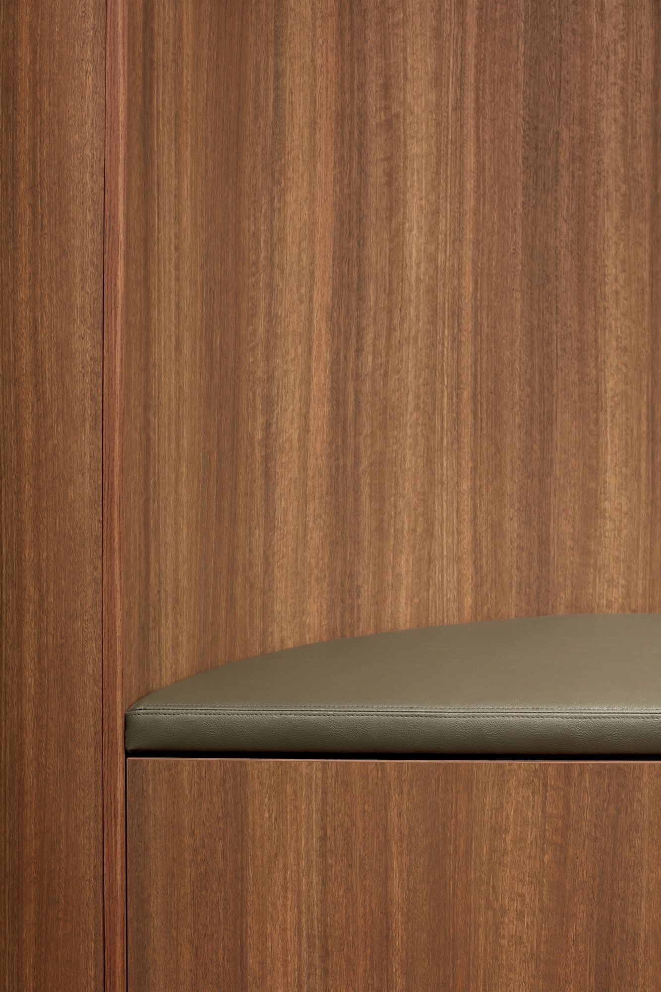 image of Flinders St workplace - banquette seat detail
