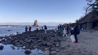 【高岡市】雨晴海岸から立山連峰がキレイに見えました サムネイル