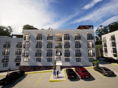 Render fachada Los Cerezos departamentos en Xalapa