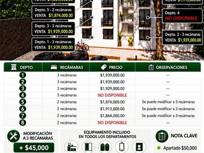 Lista de precios torre monarca