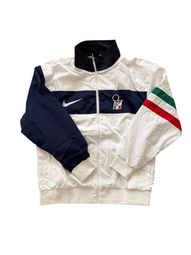 Campera Italia Blanca , frente completo