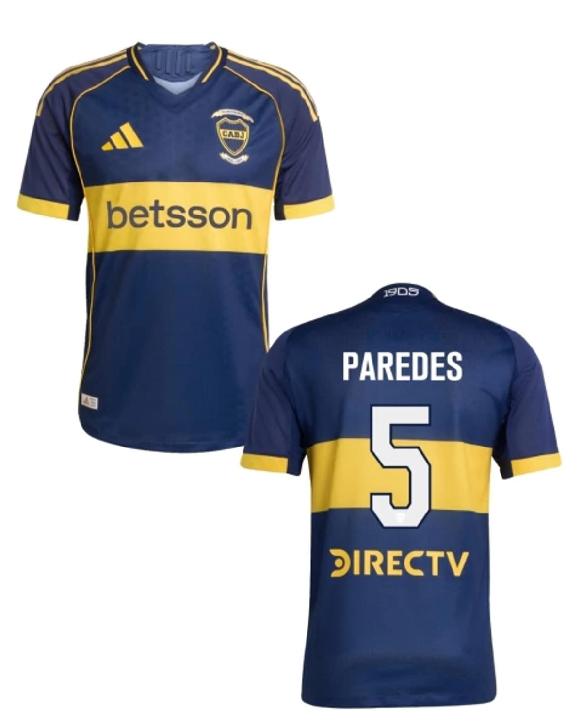 Camiseta Boca Titular, frente completo