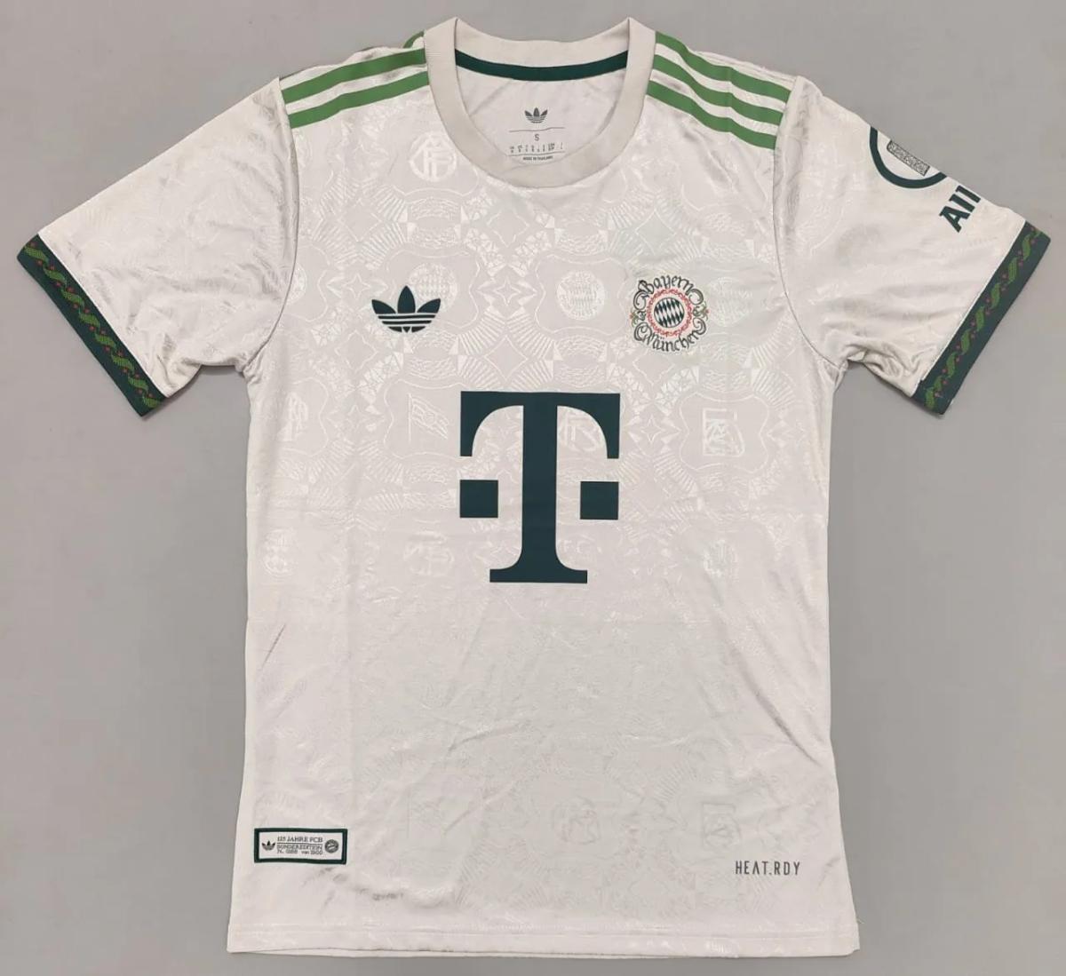 Camiseta Bayern Oktober Gris, frente completo.