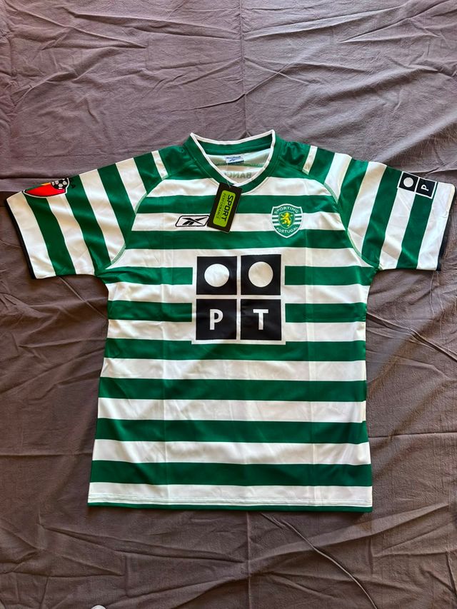 Camiseta Sporting Lisboa 03/04, frente completo.