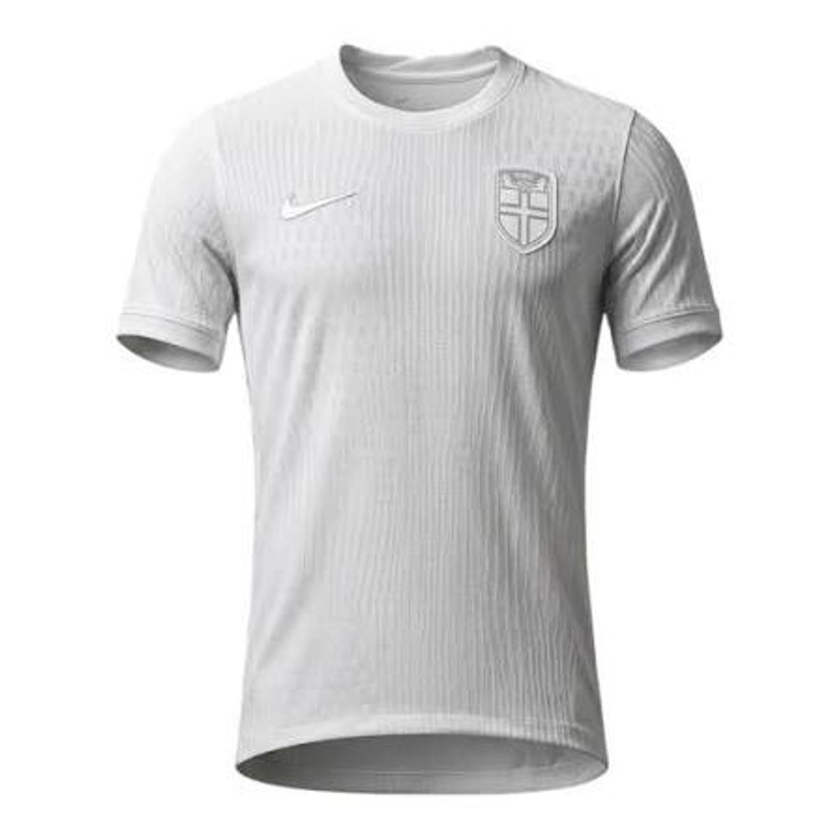 Camiseta Noruega Blanca, frente completo.