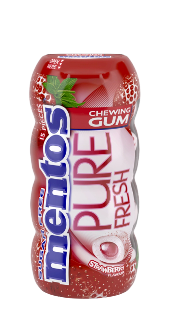 Mentos Gum Pure Fresh Strawberry Pocket | Mentos Denmark