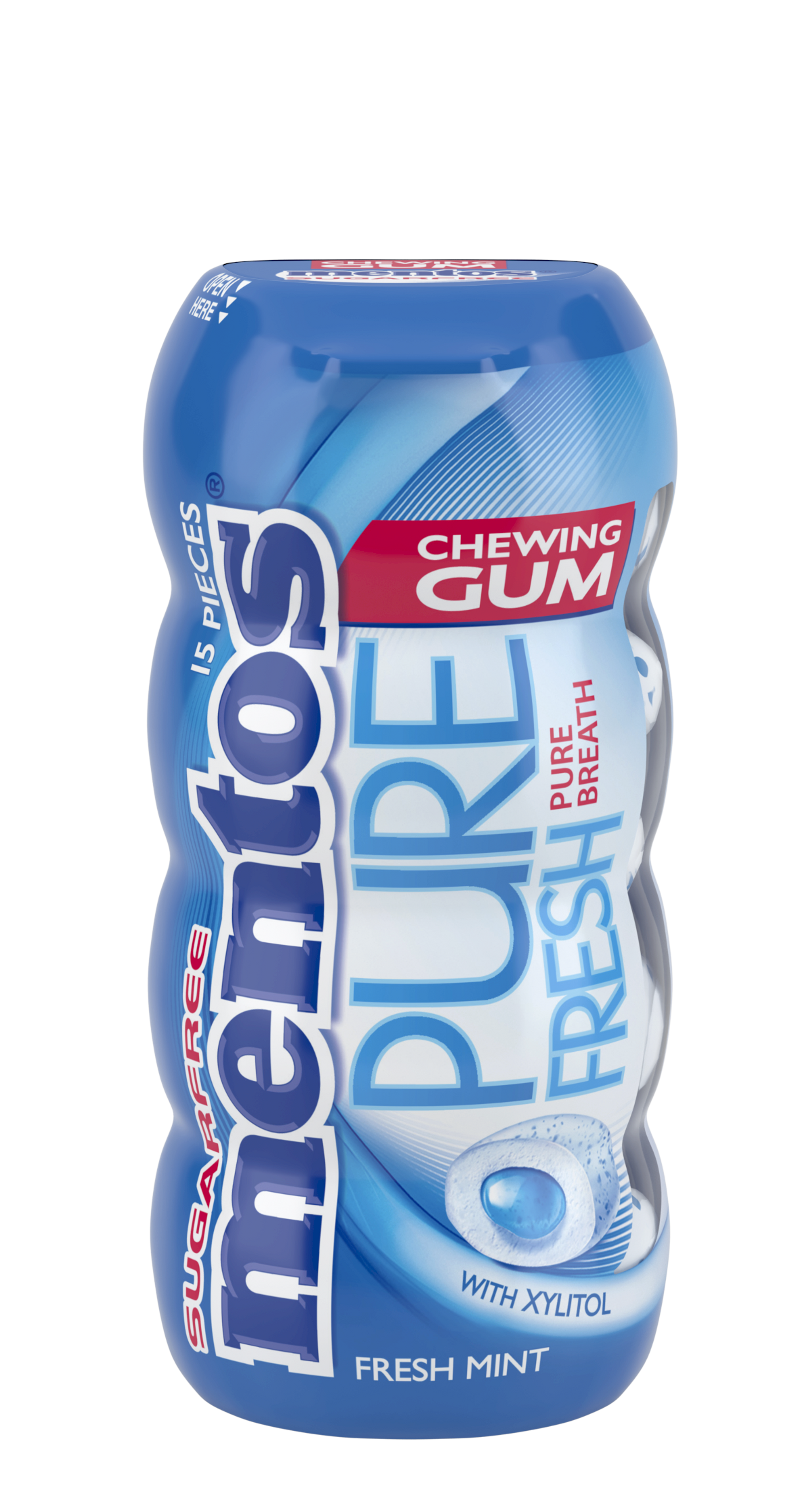 Mentos Gum Pure Fresh Freshmint Pocket bottle