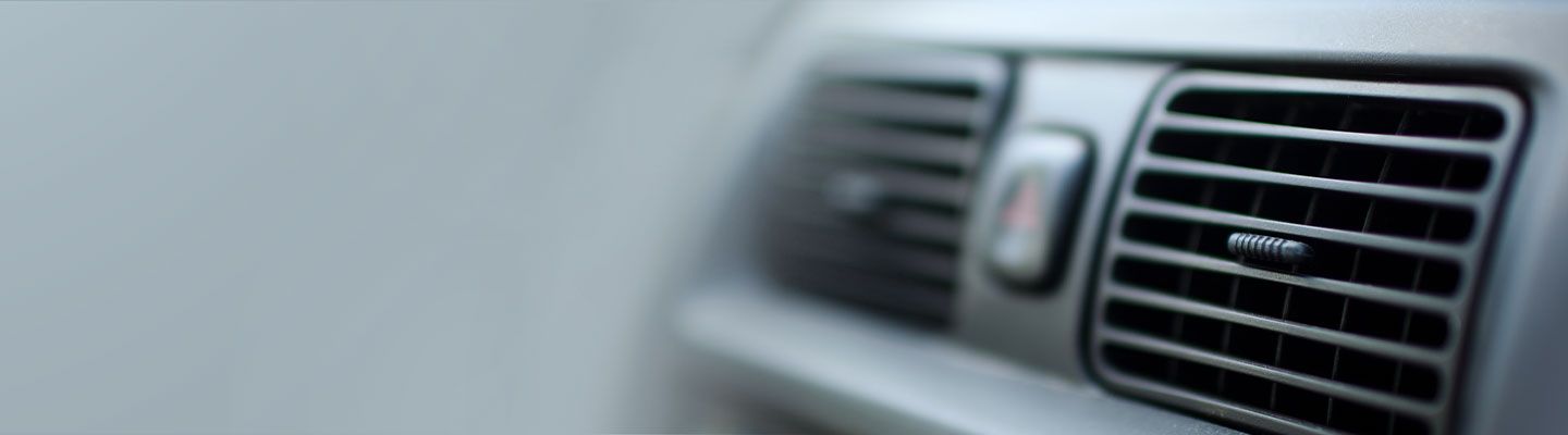 air conditioning vents in car dashboard