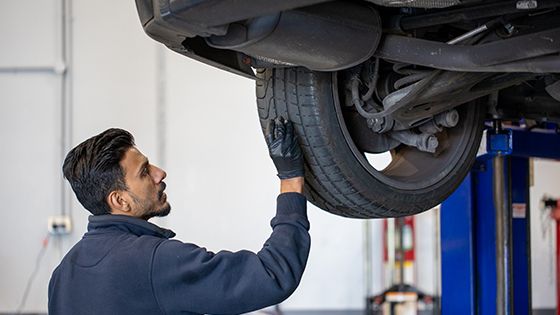 Tyre pressure check