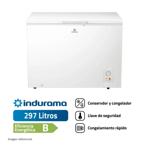CONGELADORA INDURAMA CL320BL 297 LT