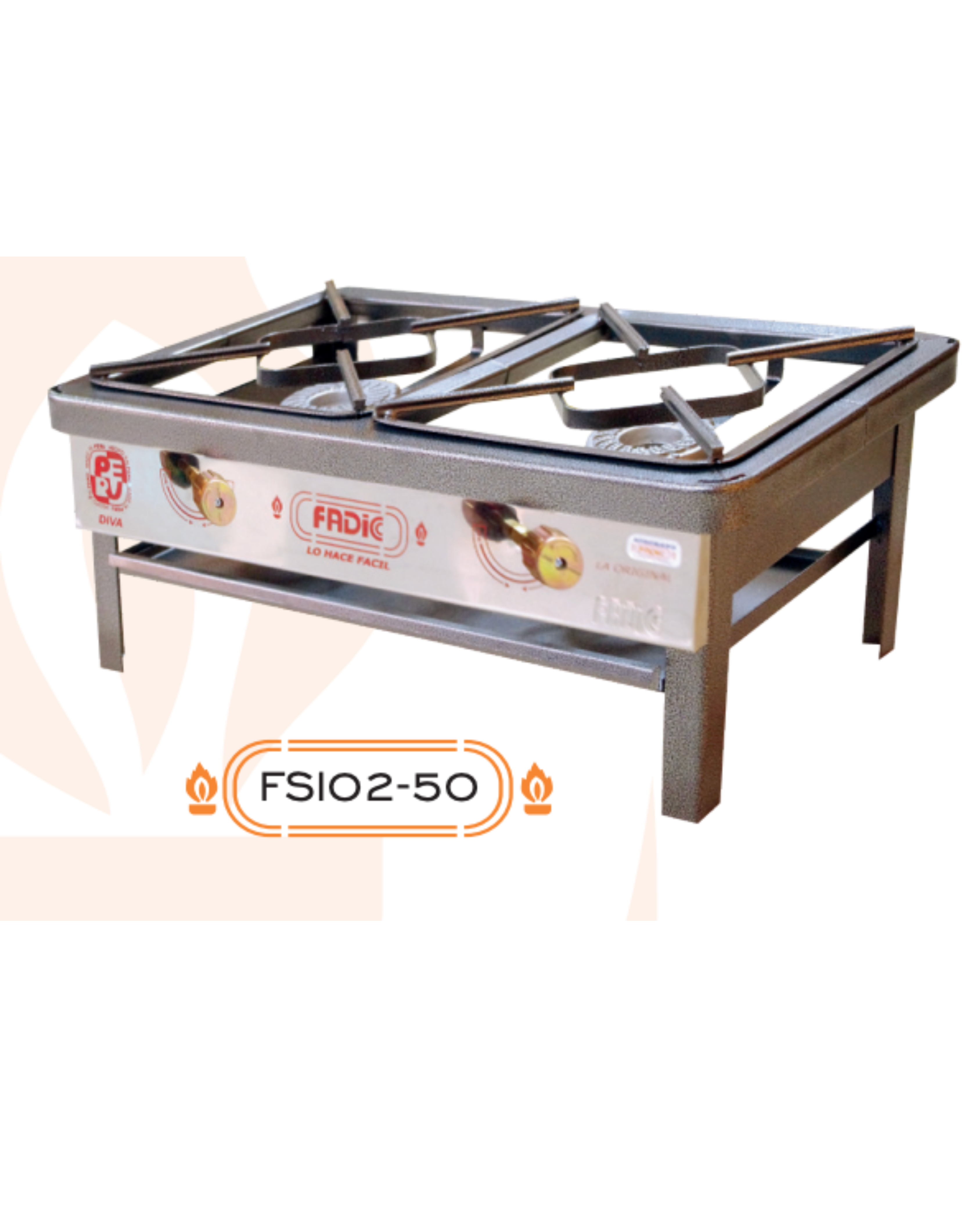 COCINA SEMI IND 2H N3 P/S MESA FSI02-50 FADIC