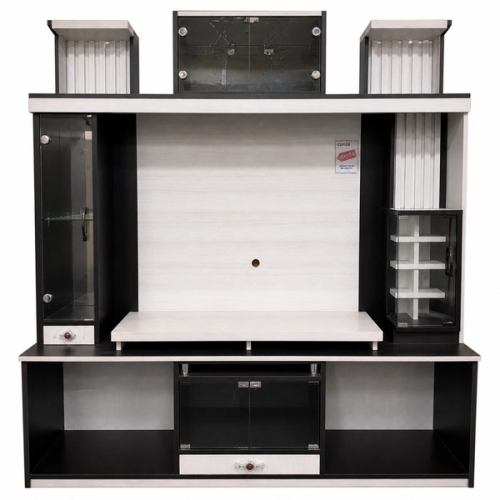 ESTANTE TV 180*210 MELAMINE LUCES