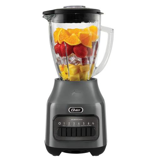 Licuadora Oster® con vaso de vidrio y 6 velocidades más pulso BLSTPEG-GPB