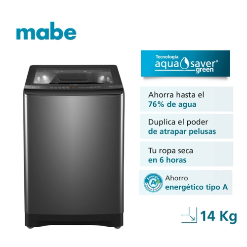 LAVADORA MABE 14 KG LMA4120WDGBB0 GRIS