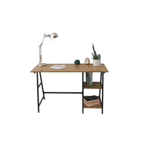 ESCRITORIO MELAMINE METAL CAFE 120 X 48 REPISA