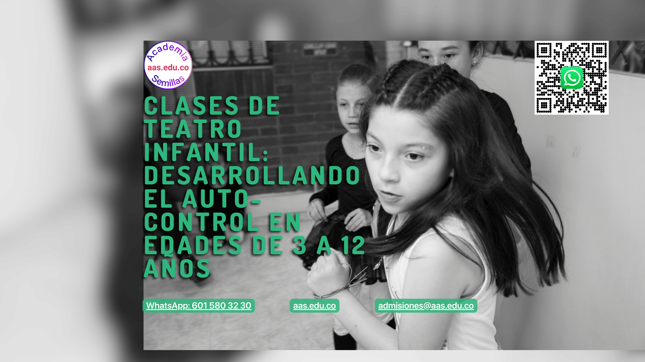 Clases de Teatro Infantil: Desarrollando el Auto-control en Edades de 3 a 12 Años