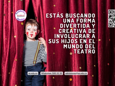 Cursos Vacacionales para Niños: usando mi cuerpo para un acercamiento al desarrollo técnico y creativo del teatro, improvisación, roles teatrales, creación de historias y personajes